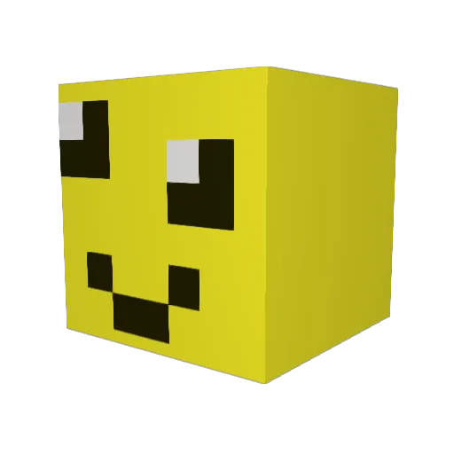 Salmon_thee_Boi Minecraft avatar head, 3D render