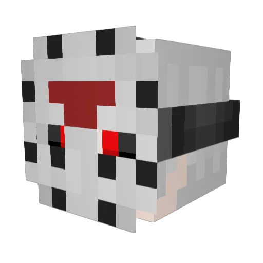 Salmos123 Minecraft avatar head, 3D render