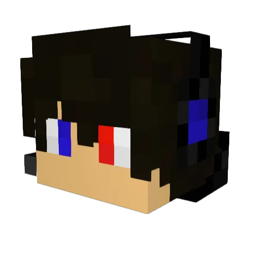 Salomeya13 Minecraft avatar head, 3D render