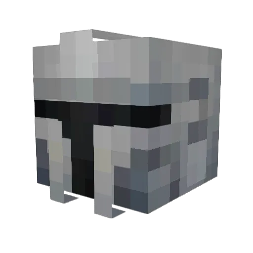 Salontro Minecraft avatar head, 3D render