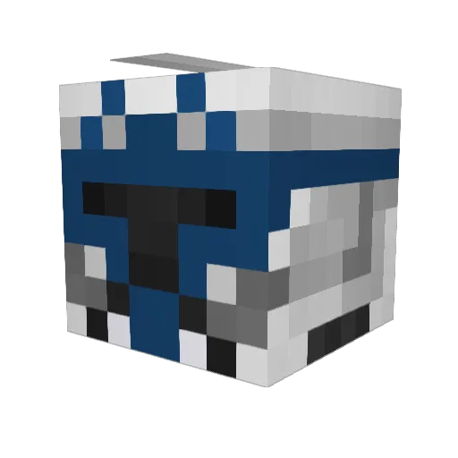 SalsaRojo Minecraft avatar head, 3D render