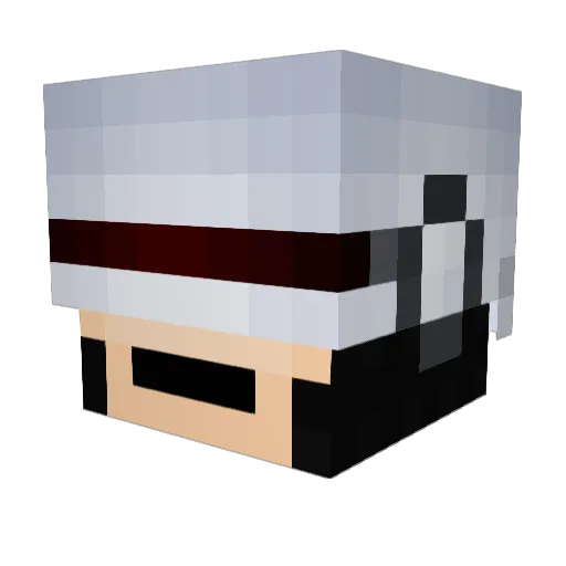 Salt86 Minecraft avatar head, 3D render