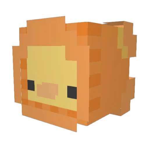 Salt_Beef Minecraft avatar head, 3D render