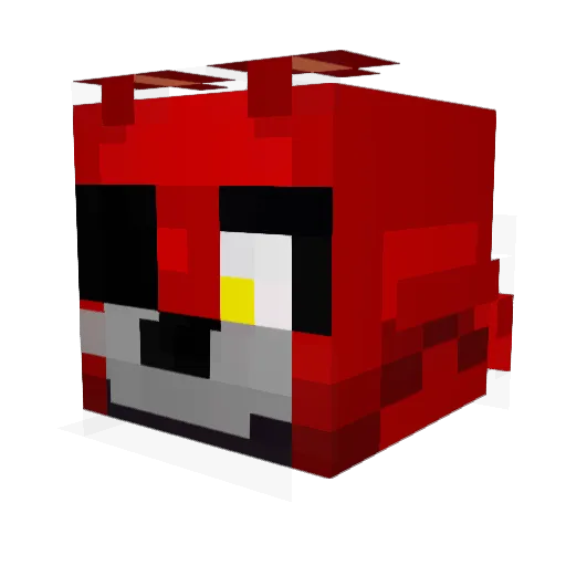 Salt_________ Minecraft avatar head, 3D render