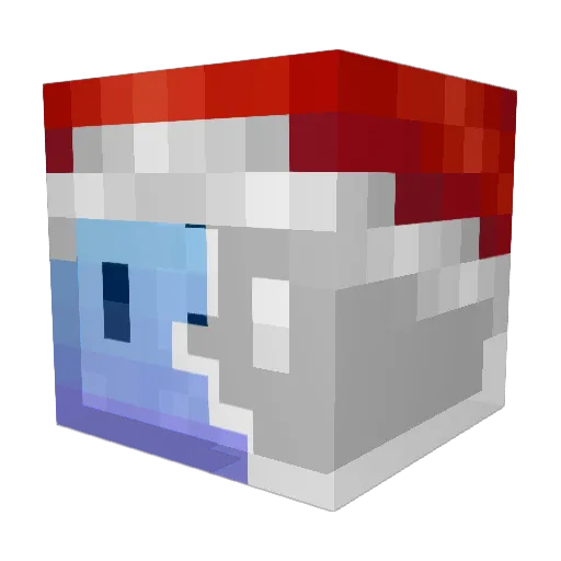 SaltedFish939 Minecraft avatar head, 3D render