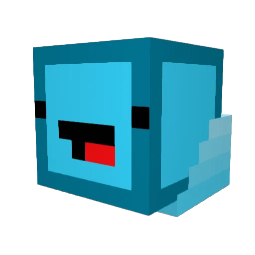 SaltedSav Minecraft avatar head, 3D render