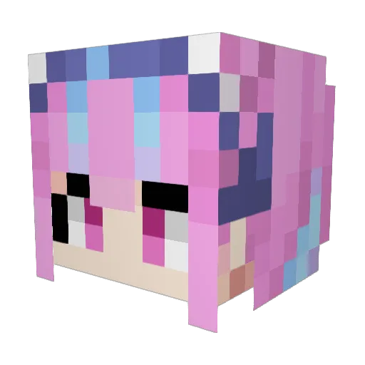 Salted_Fish_QWQ Minecraft avatar head, 3D render