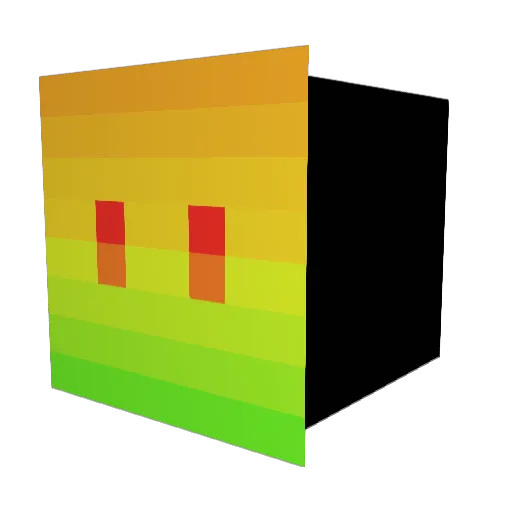 Saltkraka Minecraft avatar head, 3D render