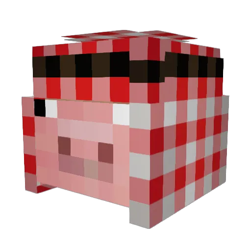 Salty3731 Minecraft avatar head, 3D render