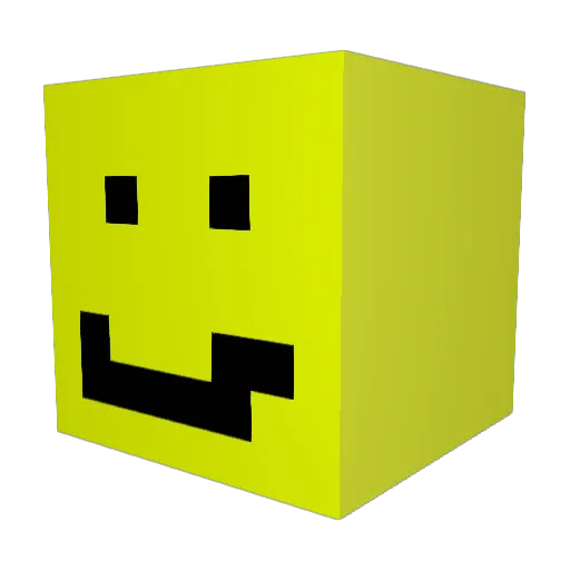Salty427 Minecraft avatar head, 3D render