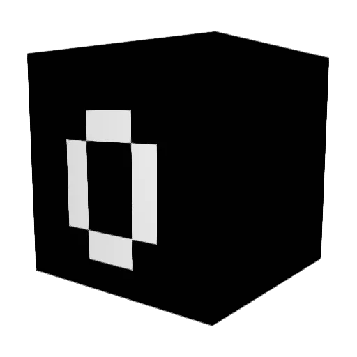 Salty777 Minecraft avatar head, 3D render