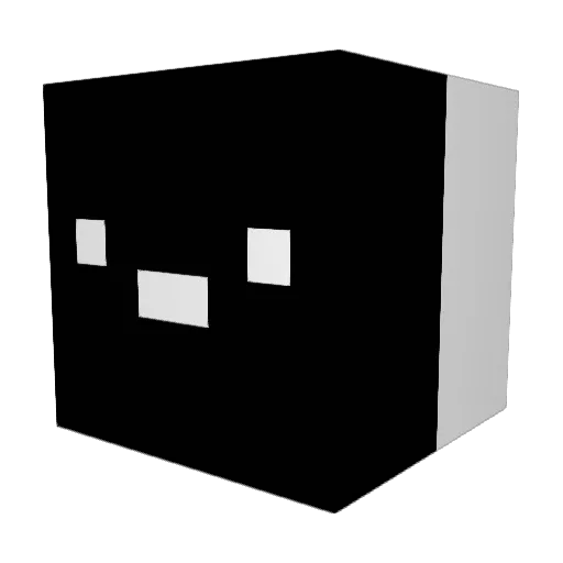 SaltyBul Minecraft avatar head, 3D render