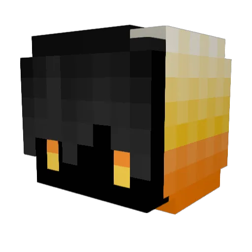 SaltyClicks Minecraft avatar head, 3D render