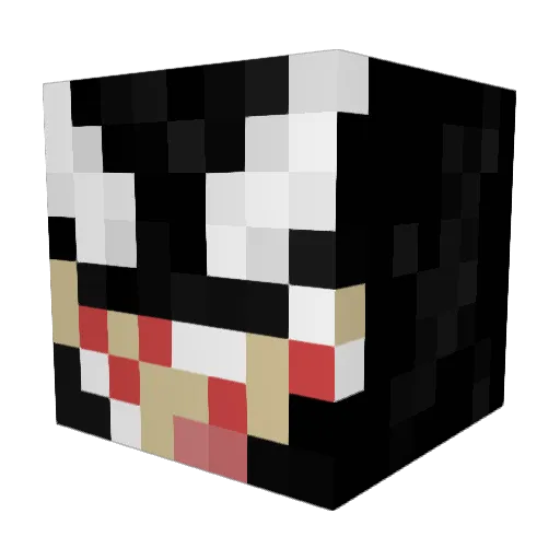SaltyD0NuT Minecraft avatar head, 3D render