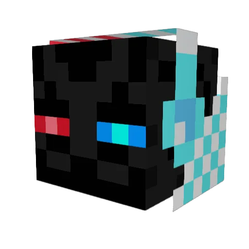 SaltyFish12 Minecraft avatar head, 3D render