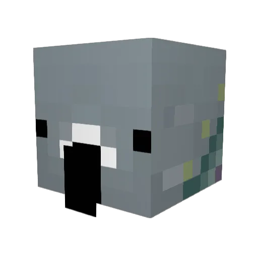 SaltyPidgeon Minecraft avatar head, 3D render