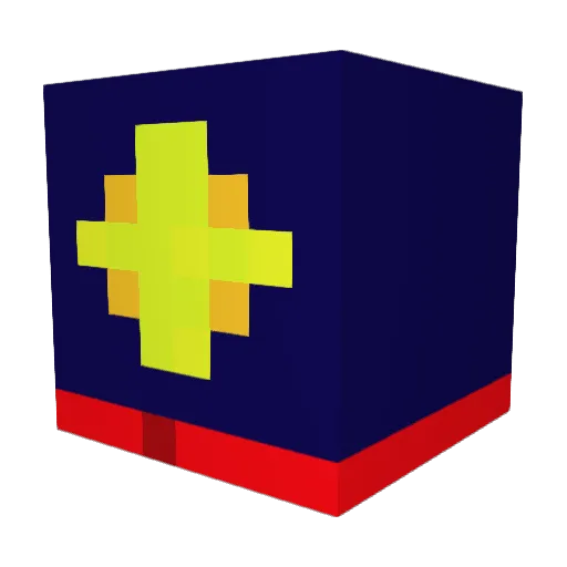 SaltyReject Minecraft avatar head, 3D render