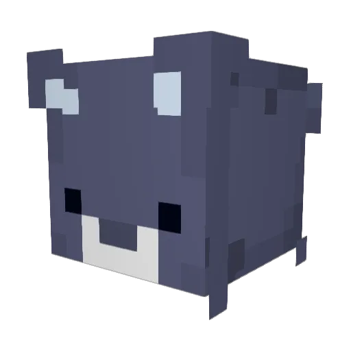 SaltySalt1 Minecraft avatar head, 3D render