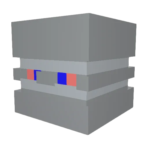 SaltySaltine13 Minecraft avatar head, 3D render