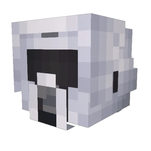 SaltyScout1 Minecraft avatar head, 3D render