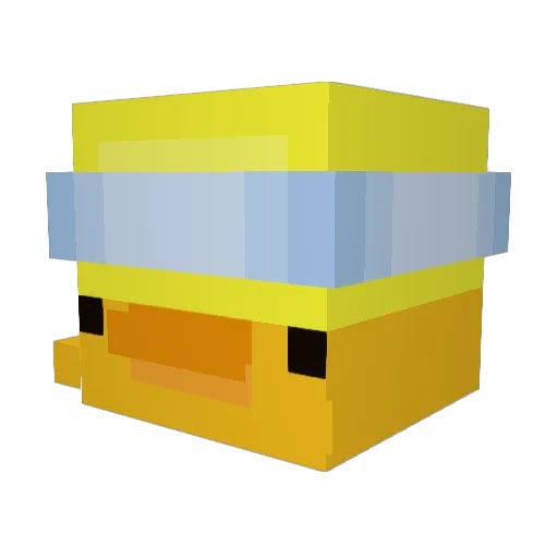 SaltyVin Minecraft avatar head, 3D render
