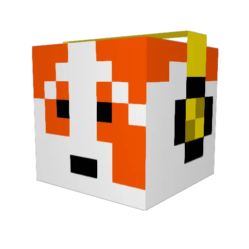 Salty_CheeTo Minecraft avatar head, 3D render