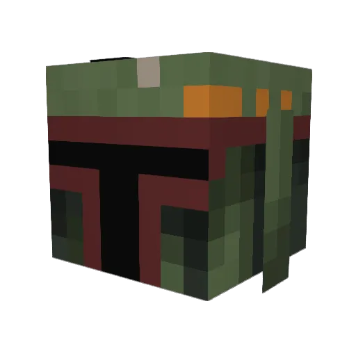 SaltyyXD Minecraft avatar head, 3D render