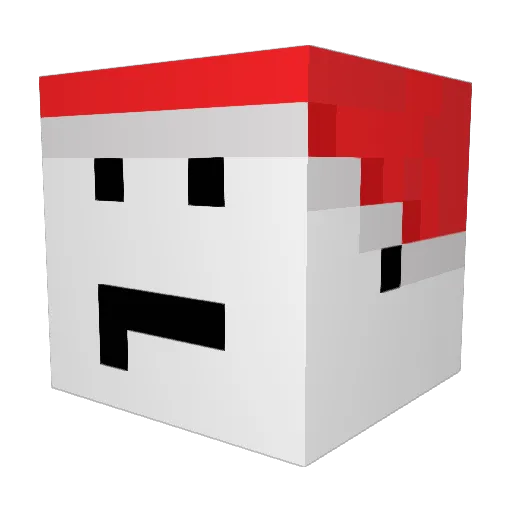 SaltyyyyyAF Minecraft avatar head, 3D render