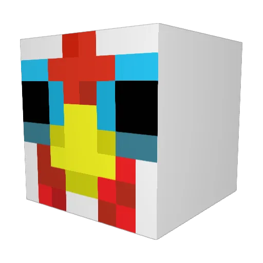 Saltyzzz08 Minecraft avatar head, 3D render