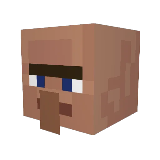 Salv4tion Minecraft avatar head, 3D render