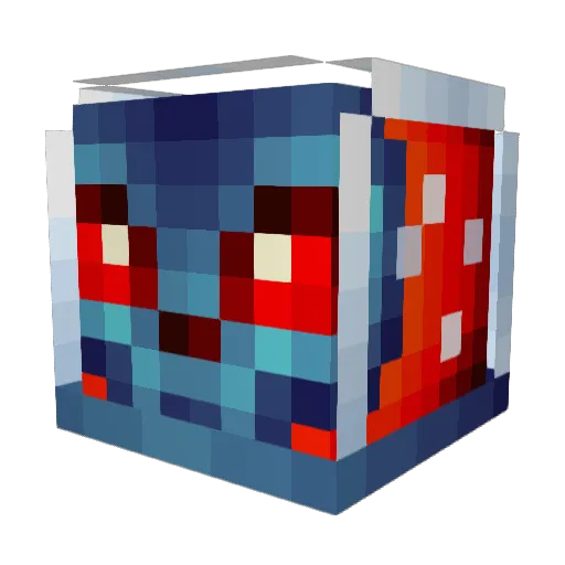 Salvador_DS Minecraft avatar head, 3D render