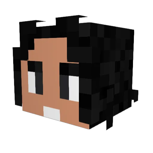 Salvaroq30 Minecraft avatar head, 3D render