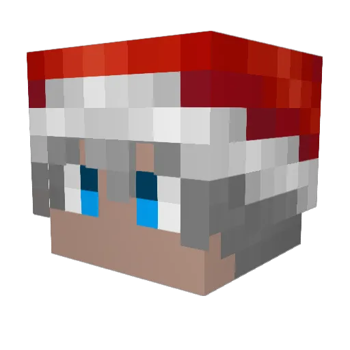 Salvatoree89 Minecraft avatar head, 3D render