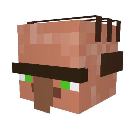 Salvie105 Minecraft avatar head, 3D render