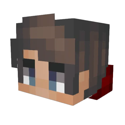 Salvytore08 Minecraft avatar head, 3D render
