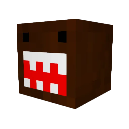 Salwiak Minecraft avatar head, 3D render