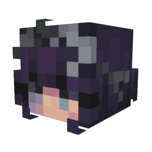 Saly033 Minecraft avatar head, 3D render