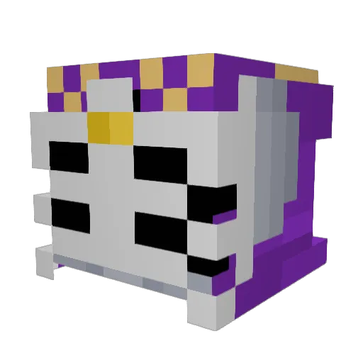 Salzvatore Minecraft avatar head, 3D render