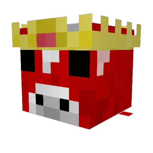 Sam1_6 Minecraft avatar head, 3D render