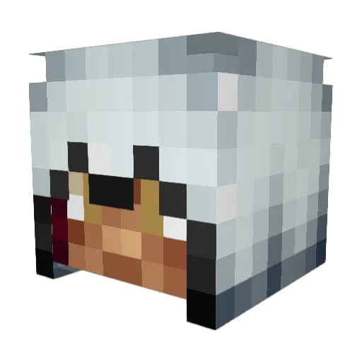 Sam3204 Minecraft avatar head, 3D render