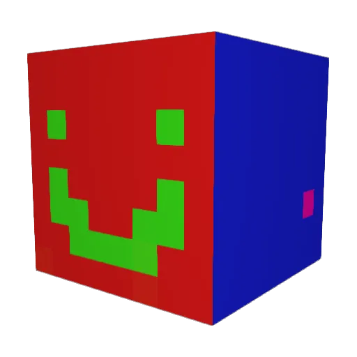 Sam369 Minecraft avatar head, 3D render