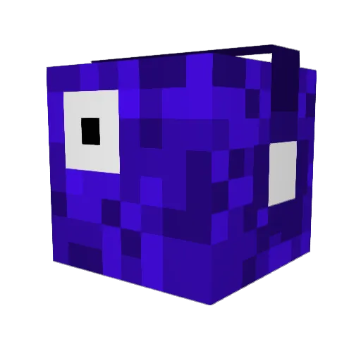 SamALam Minecraft avatar head, 3D render