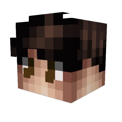 SamAllardyce Minecraft avatar head, 3D render
