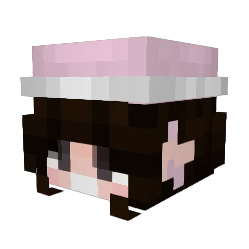 SamAlways Minecraft avatar head, 3D render