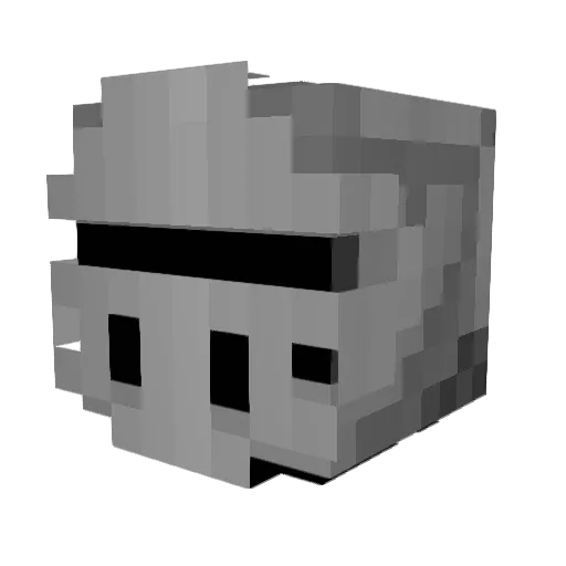 SamAndElliot Minecraft avatar head, 3D render