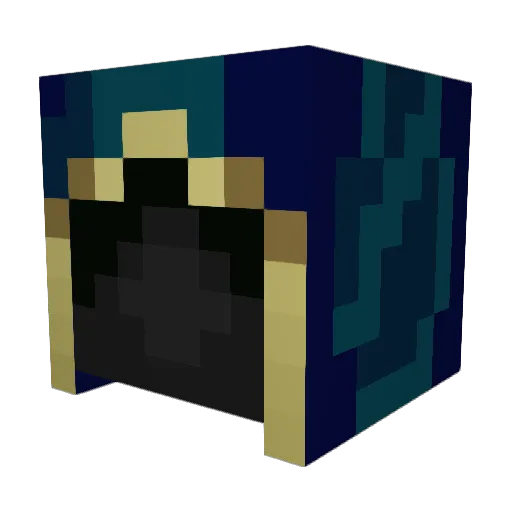 SamApollo Minecraft avatar head, 3D render