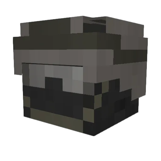 SamBlueman Minecraft avatar head, 3D render