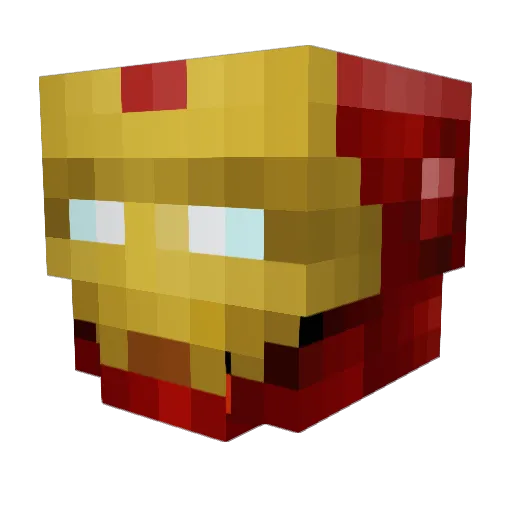 SamCalver Minecraft avatar head, 3D render
