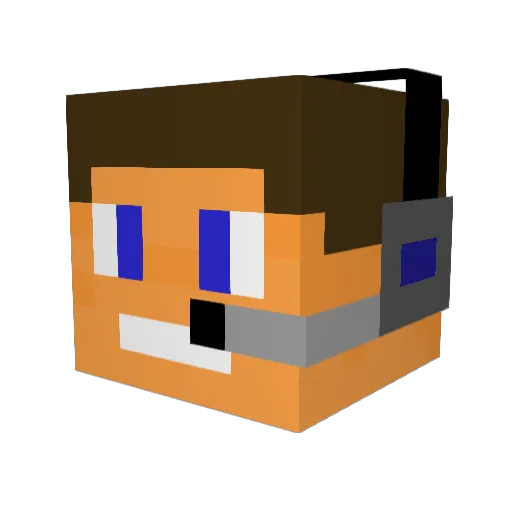 SamCannon11 Minecraft avatar head, 3D render