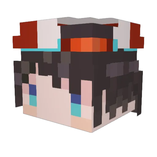 SamChef Minecraft avatar head, 3D render